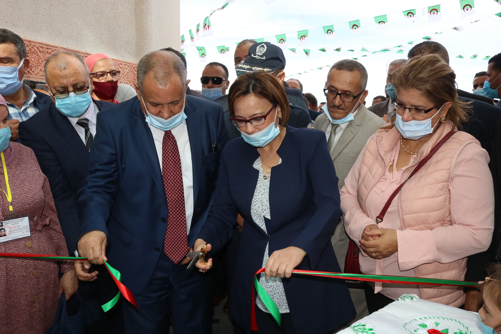 زيارة وزيرة التضامن لولاية ججيل زيارة موسسات القطاعية في الولاية