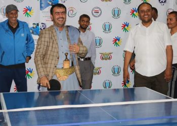 وكيل وزارة الشباب والرياضة المساعد لقطاع الرياضة يدشن اليوم بصنعاء بطولة الجمهورية الرابعة  لكرة الطاولة للصم .