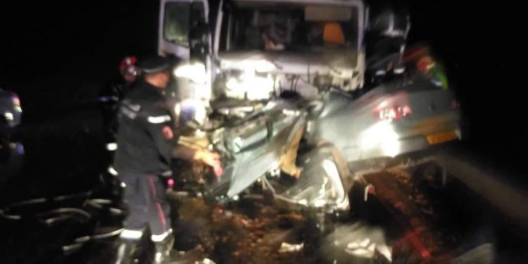 حادث مرور اليم اسفر عن وفاة 03 اشخاص واصابة شخصين