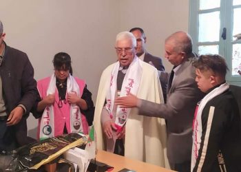 زيارة جاملة وتهنئة أقرها فوج ذوي الهمم إلى قسم المجاهدين بدائرة عين وسارة بالجلفة