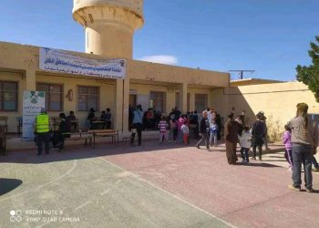 قافلة تضامنية والصحية لفائدة سكان منطقة برج المهاش ببلدية سلمانة بولاية الجلفة.