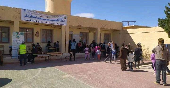 قافلة تضامنية والصحية لفائدة سكان منطقة برج المهاش ببلدية سلمانة بولاية الجلفة.