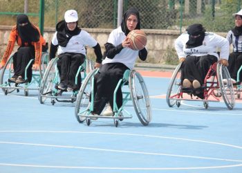 مهرجان الالعاب البارالمبيه  على ملاعب حديقة  السبعين